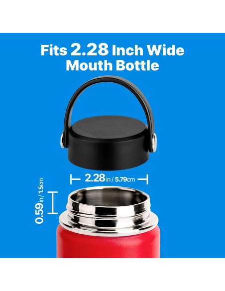 Tapa de repuesto para botellas Hydro Flask 12-64 oz Bluwing