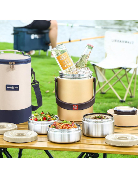 Termo Aislado Munmel 67 oz Acero Inoxidable Boca Ancha Termo Aislado Munmel 67 oz Acero Inoxidable Boca Ancha