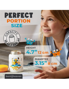 Tarro de Comida para Niños Bentoheaven 300ml Acero Inoxidable 2