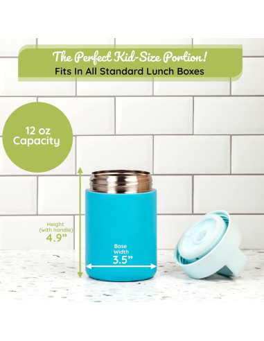 Termo Aislado WeeSprout 12 oz Acero Inoxidable para Niños