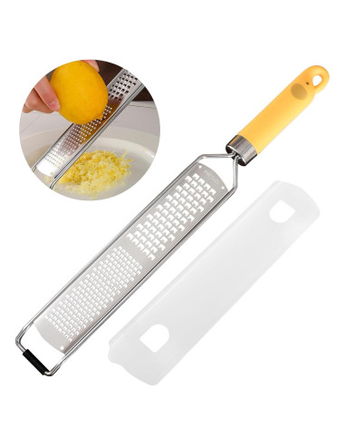 Rallador de Limón y Queso NECOOKS de Acero Inoxidable 2 en 1