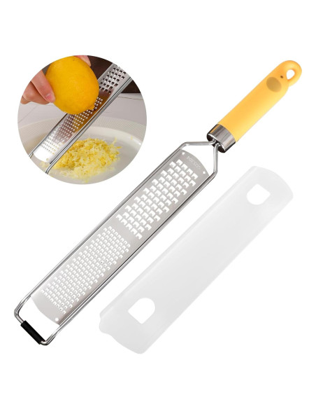 Rallador de Limón y Queso NECOOKS de Acero Inoxidable 2 en 1