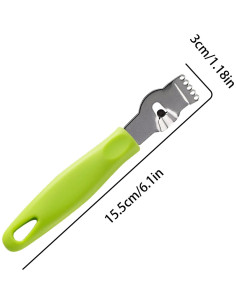 Juego de 3 herramientas de cocina Qusmeiyici - Rallador y pelador 2