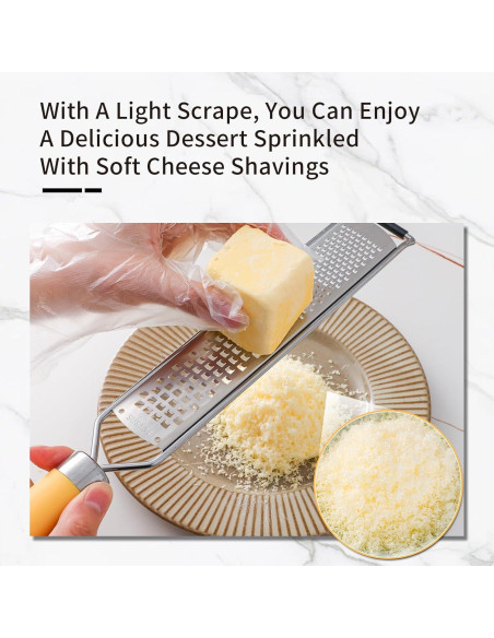 Rallador de Limón y Queso NECOOKS de Acero Inoxidable 2 en 1