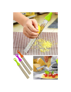 Rallador de Acero Inoxidable Genérico 27 cm para Limón y Queso