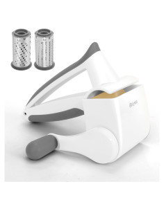 Rallador de Queso UHIYEE Rotativo con Tamices Intercambiables