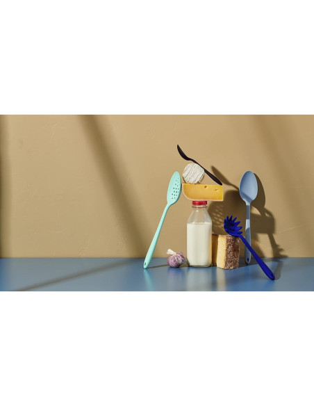 Cuchara de Silicona Perforada GIR 33 cm Roja - Utensilio de Cocina