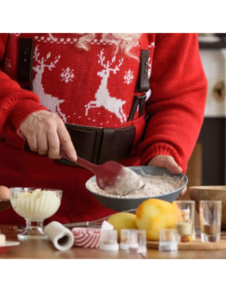 Juego de Espátulas de Silicona DOSMAMZ 3 Piezas Antiadherentes