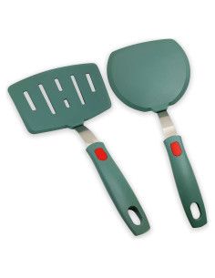 Juego de Espátulas de Silicona EJOEXQU 2 Piezas Verde