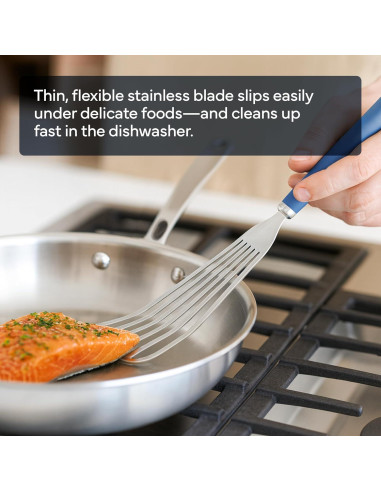 Espátula de Acero Inoxidable Misen para Pescado 30.48cm
