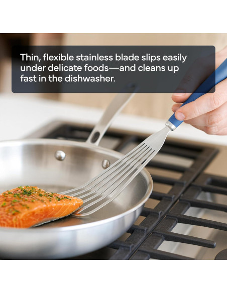 Espátula de Acero Inoxidable Misen para Pescado 30.48cm
