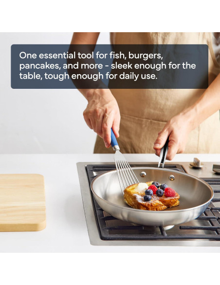 Espátula de Acero Inoxidable Misen para Pescado 30.48cm