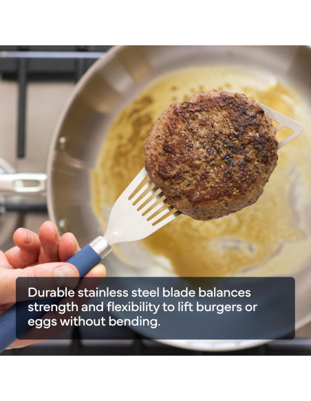 Espátula de Acero Inoxidable Misen para Pescado 30.48cm