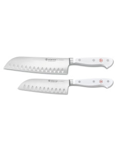 Juego de Cuchillos Santoku 2 Piezas Wüsthof Classic White