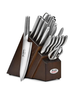 Conjunto de Cuchillos Global 20 Piezas Acero Inoxidable Japonés