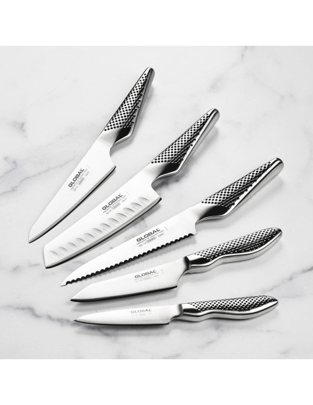 Conjunto de Cuchillos Global 20 Piezas Acero Inoxidable Japonés