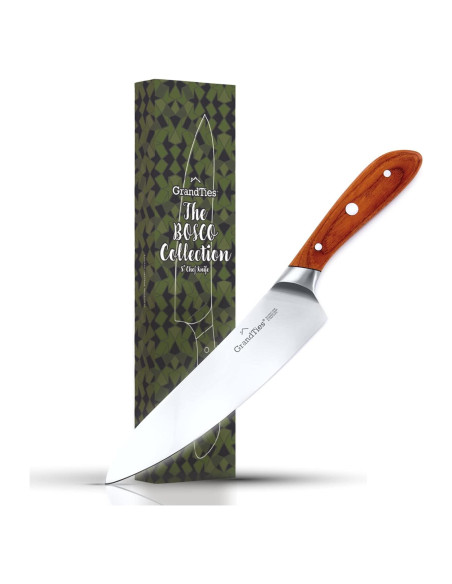 Cuchillo de Chef 20 cm GrandTies - Acero Inoxidable Alemán Cuchillo de Chef 20 cm GrandTies - Acero Inoxidable Alemán
