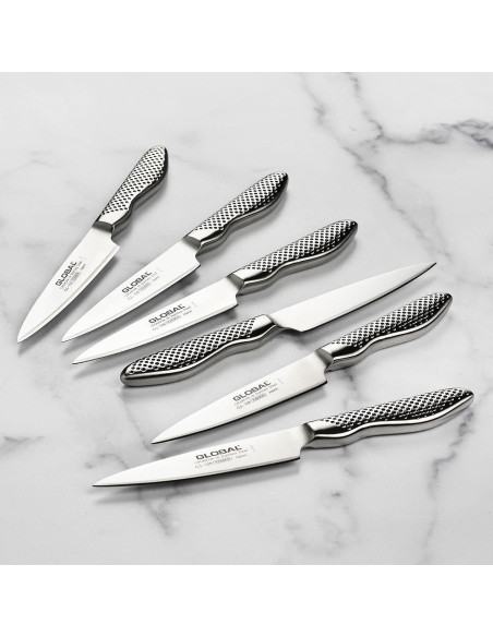 Conjunto de Cuchillos Global 20 Piezas Acero Inoxidable Japonés