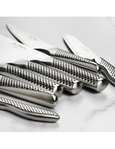 Conjunto de Cuchillos Global 20 Piezas Acero Inoxidable Japonés