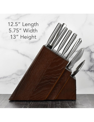 Conjunto de Cuchillos Global 20 Piezas Acero Inoxidable Japonés