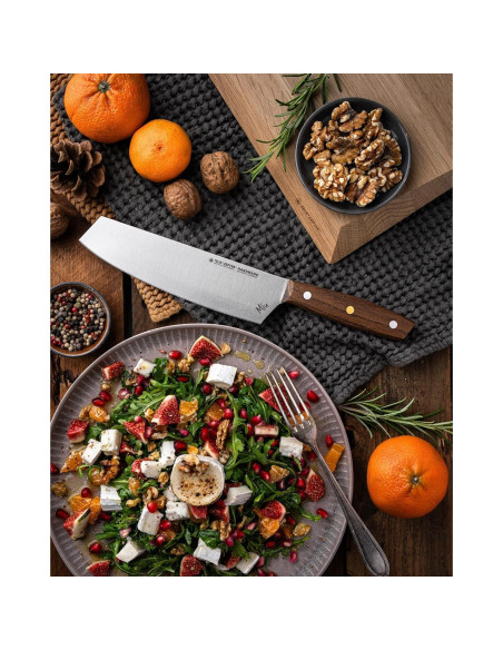 Cuchillo de Chef Felix Zepter MIU 20 cm Acero Solingen Nogal