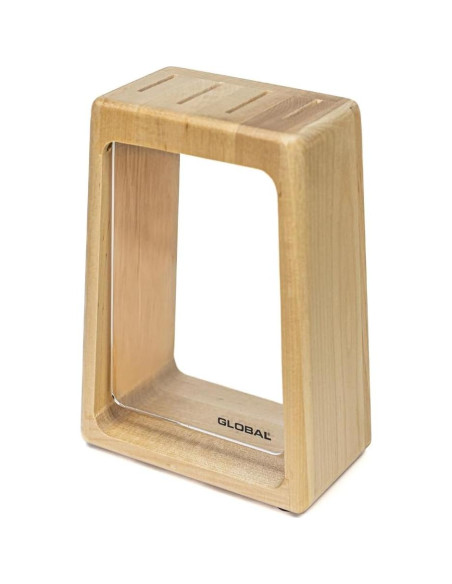 Conjunto de Cuchillos Global G-79670 con Bloque de Arce 5 Piezas