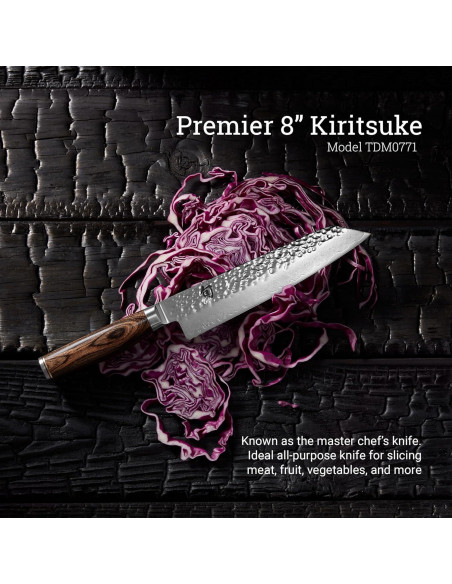 Cuchillo Kiritsuke Shun Premier 20.32 cm Acero Damasco Cuchillo Kiritsuke Shun Premier 20.32 cm Acero Damasco