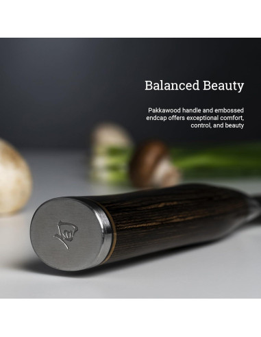 Cuchillo Kiritsuke Shun Premier 20.32 cm Acero Damasco