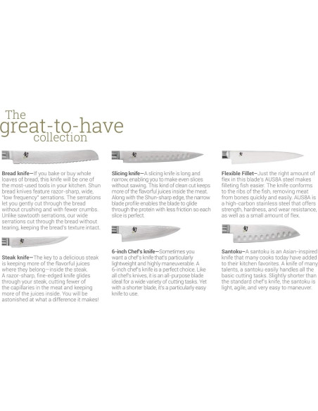 Cuchillo de Carne Shun Higo-No Kami 8.9 cm Acero Inoxidable Cuchillo de Carne Shun Higo-No Kami 8.9 cm Acero Inoxidable