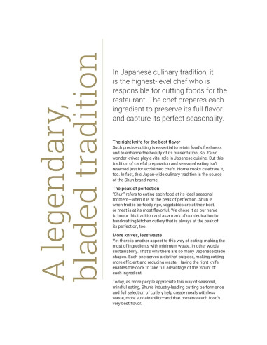 Tenedor de Tallar Shun Classic 16.5 cm Acero Inoxidable