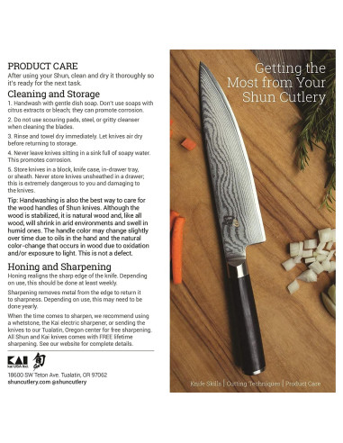 Set de Bloque de Cuchillos Shun Sora 6 Piezas Acero VG10