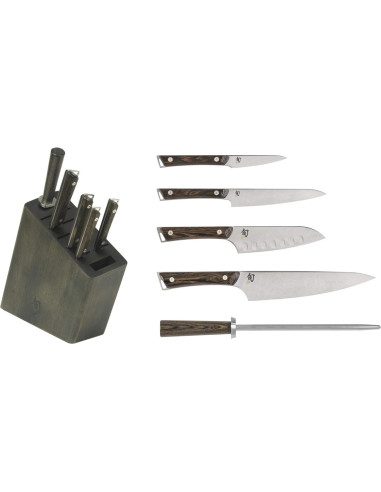 Conjunto de Cuchillos de Cocina Shun Kanso 6 Piezas