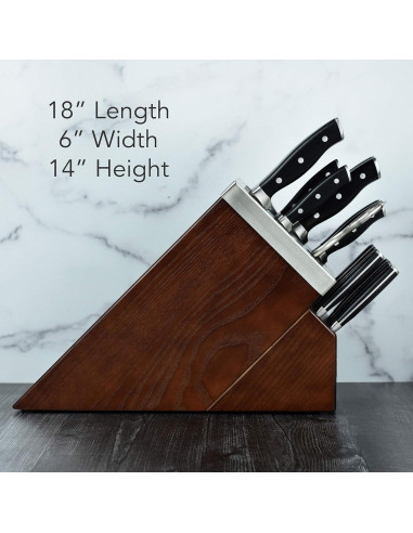 Juego de cuchillos 20 piezas Henckels Forged Accent acero