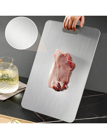 Tabla de Cortar de Titanio UVAAKZ 30.48x22.86cm Higiénica