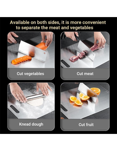 Tabla de Cortar de Titanio UVAAKZ 30.48x22.86cm Higiénica