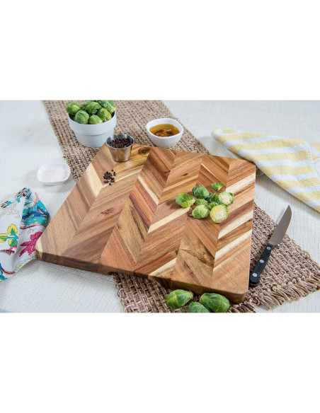 Tabla de Cortar Cuadrada Lipper International Acacia 35.5 cm