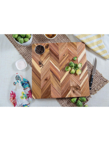 Tabla de Cortar Cuadrada Lipper International Acacia 35.5 cm