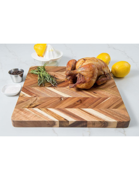 Tabla de Cortar Cuadrada Lipper International Acacia 35.5 cm