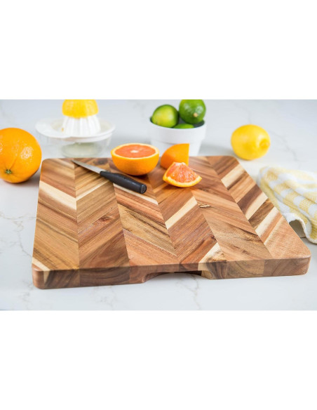 Tabla de Cortar Cuadrada Lipper International Acacia 35.5 cm