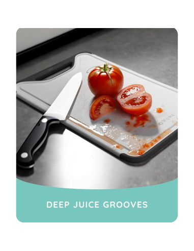 Juego de 3 Tablas de Cortar July Home, Plástico Apto Lavavajillas