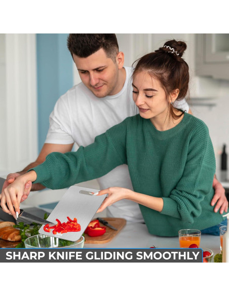 Tabla de Cortar de Titanio GARIIN 33x23cm Higiénica y Duradera