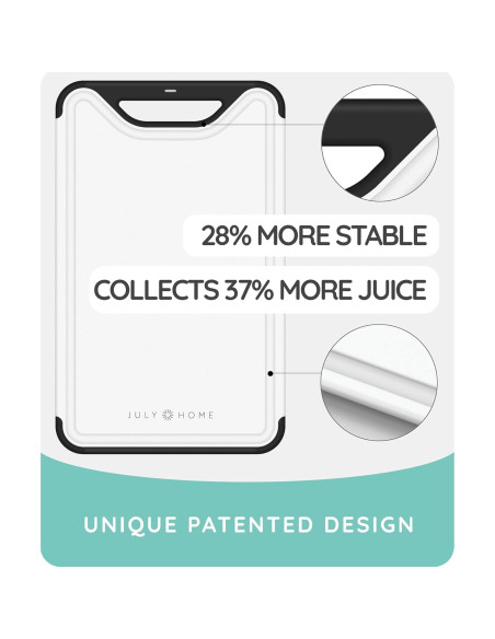 Juego de 3 Tablas de Cortar July Home, Plástico Apto Lavavajillas