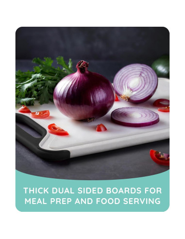 Juego de 3 Tablas de Cortar July Home, Plástico Apto Lavavajillas