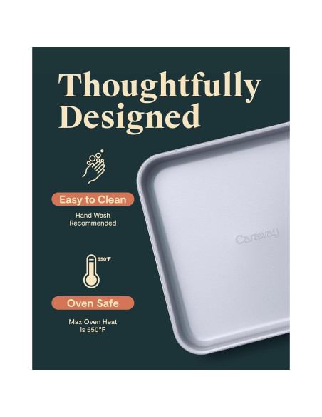 Sartén Cuadrada Antiadherente Caraway 22.86 cm Salvia