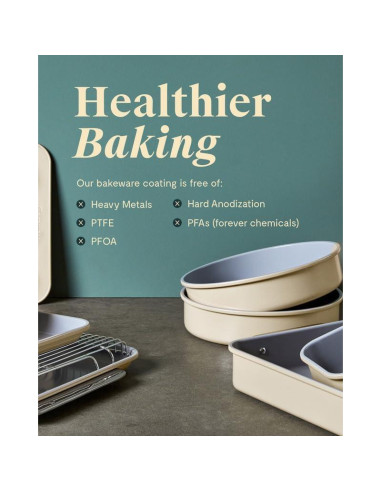 Sartén Cuadrada Antiadherente Caraway 22.86 cm Salvia