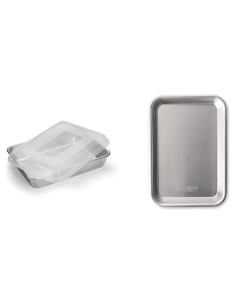 Bandeja para Pasteles Nordic Ware Aluminio 25.4 x 17.8 cm con Tapa