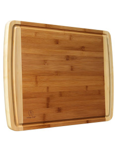 Tabla de Cortar de Bambú Indigo True - Extra Grande 44.5x34.3cm