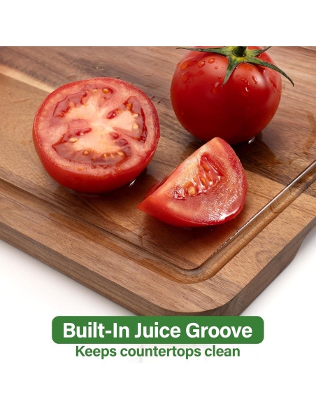 Juego de 3 Tablas de Cortar de Madera de Acacia TJ POP