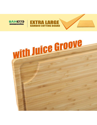 Tabla de Cortar de Bambú Orgánico 61x46 cm BAMOTTO