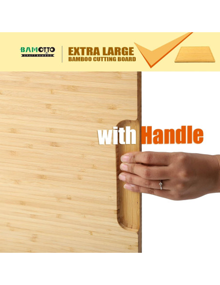 Tabla de Cortar de Bambú Orgánico 61x46 cm BAMOTTO